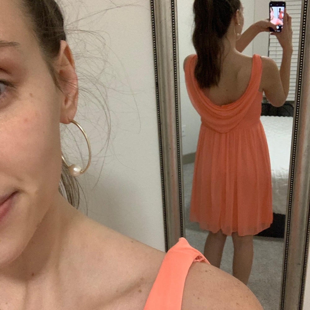 Like New Bridesmaid Dress in Peach